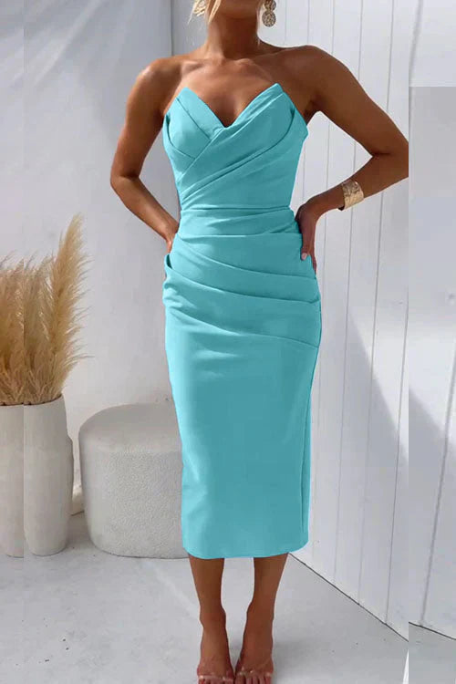 Nur | Vestido midi sin espalda