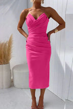 Nur | Vestido midi sin espalda