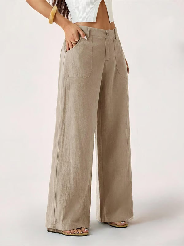 Palazzo | Pantalón de lino