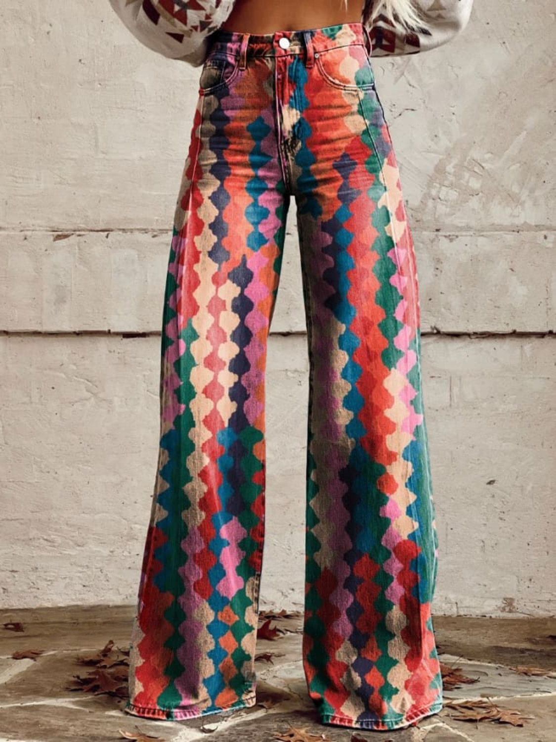 Amélie | Vaquero boho estampado