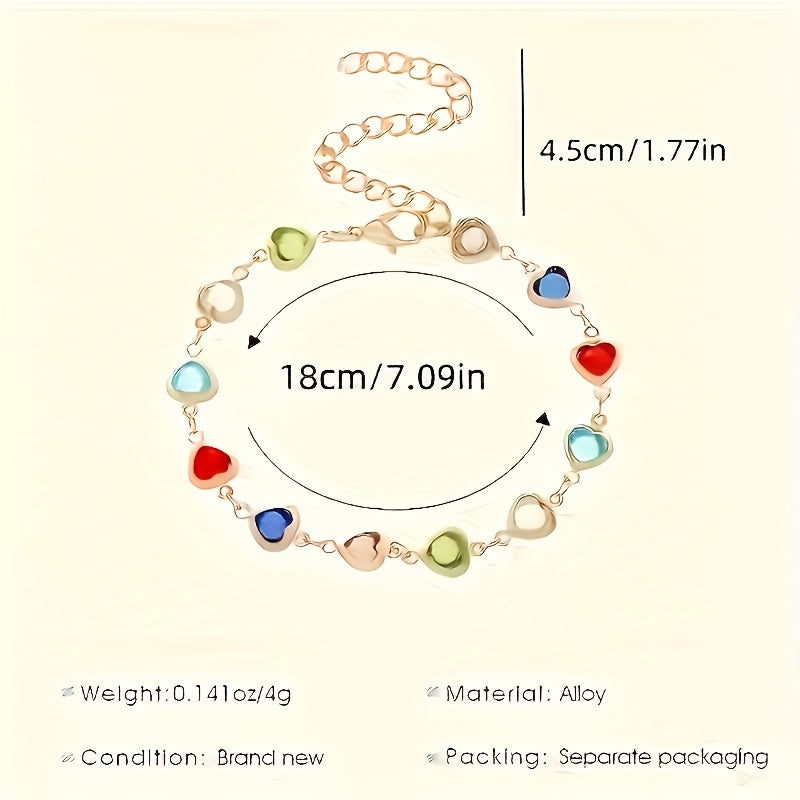 Pulsera con Forma de Corazón