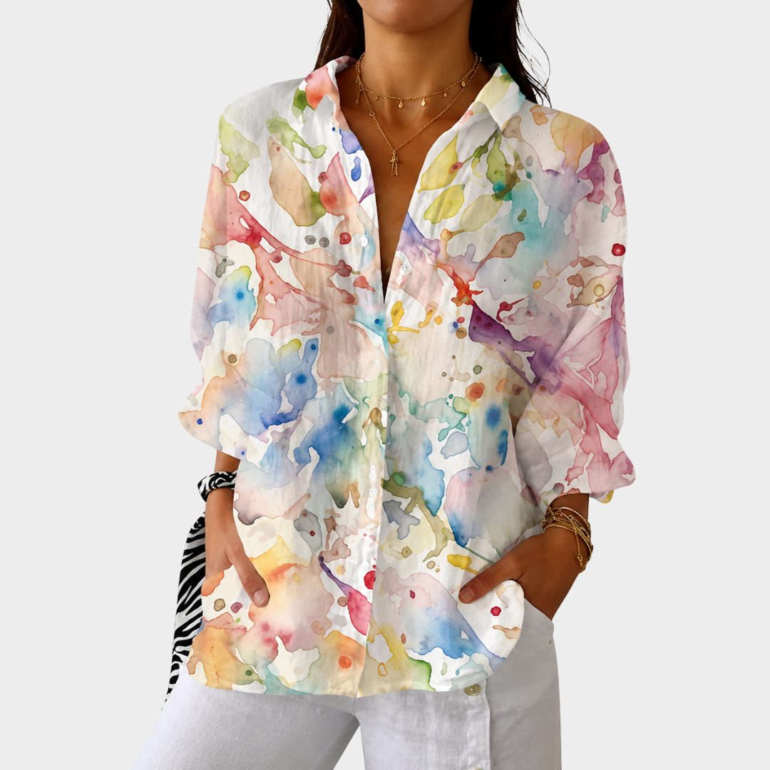 Manon | Blusa estampada desenfadada