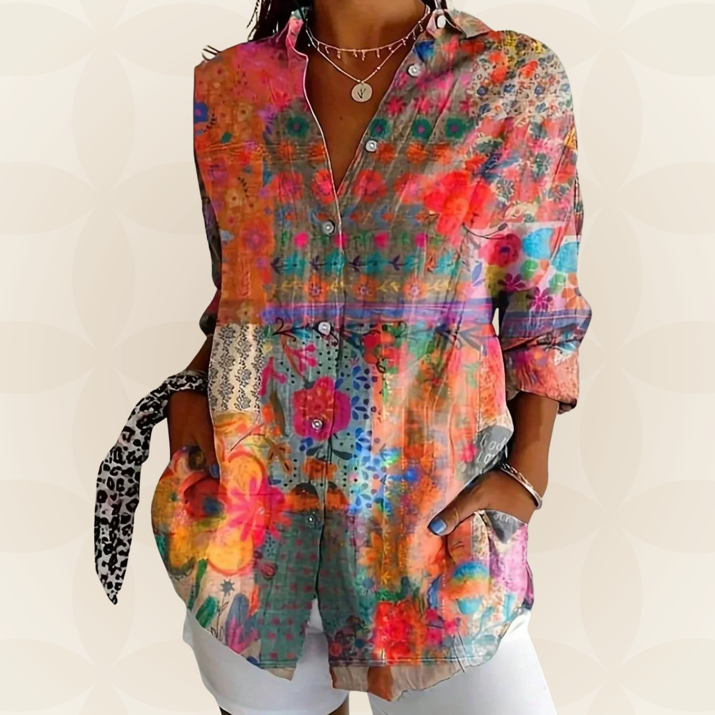 Cornelia | Blusa estampado colorido