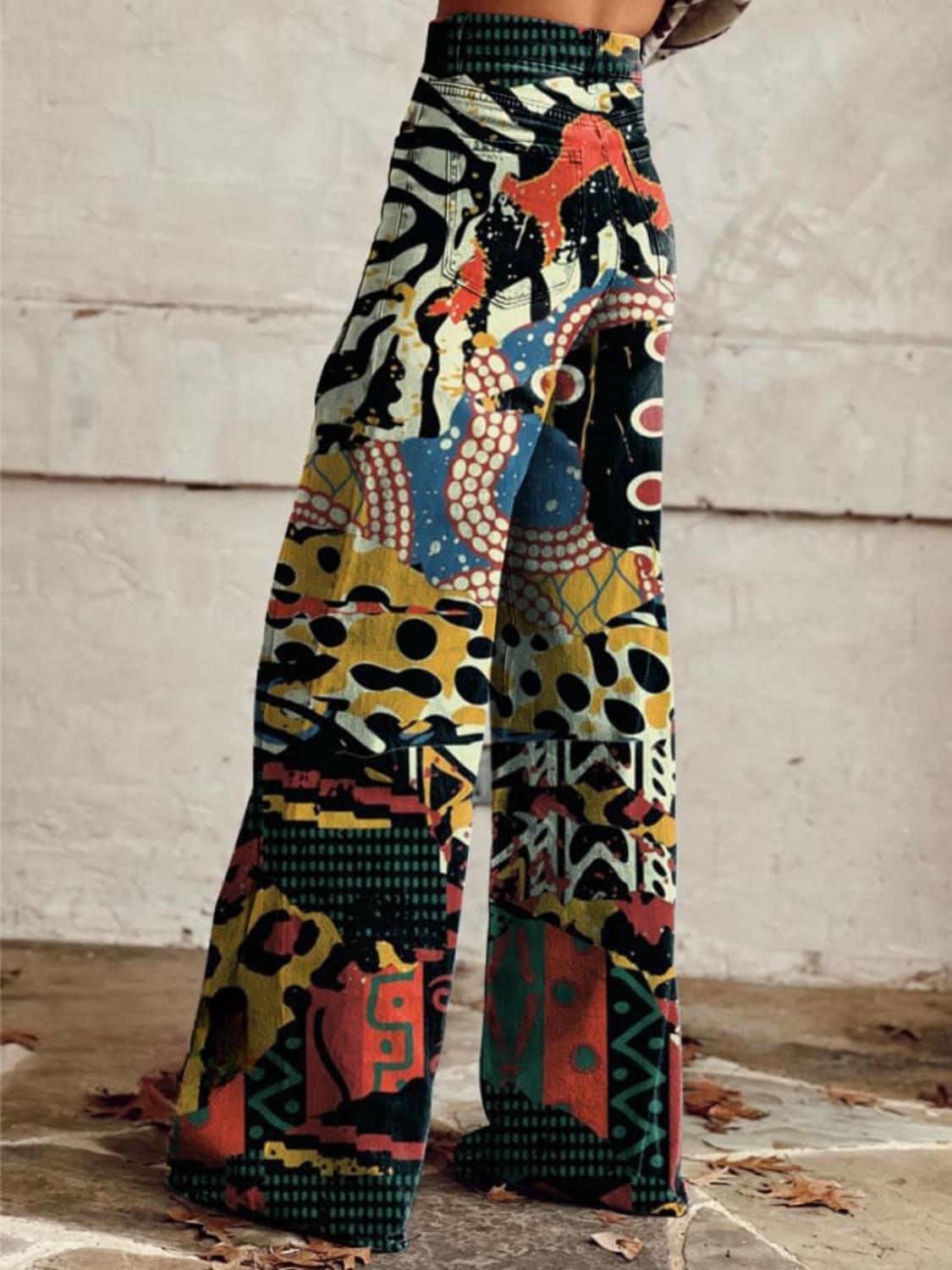Élodie | Vaquero artístico estampado bohemio