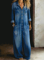 Lena | Salopette Vaquera Cómoda Casual