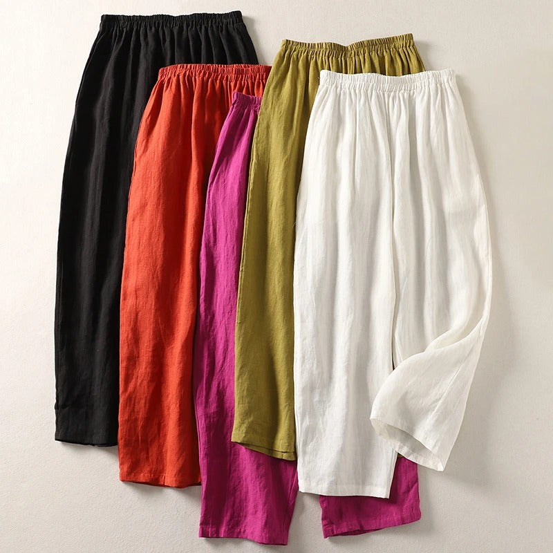 Maeve | Pantalón cómodo de algodón y lino
