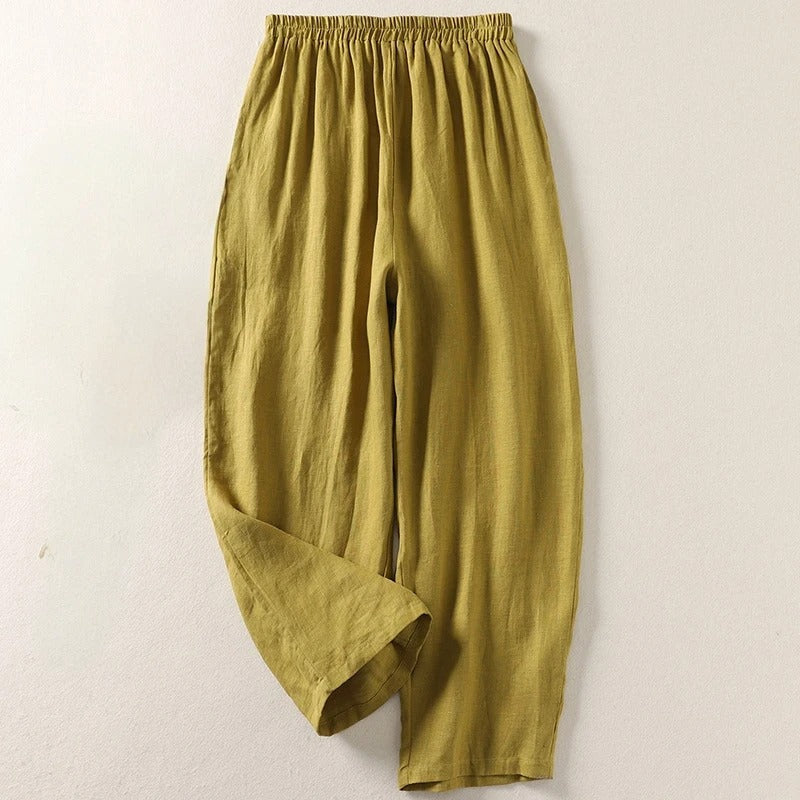 Maeve | Pantalón cómodo de algodón y lino
