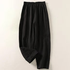Amalia | Pantalón fluido de algodón y lino