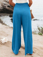 José | Pantalón largo de talle alto con bolsillos