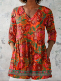 Felicia | Blusa larga con escote en V
