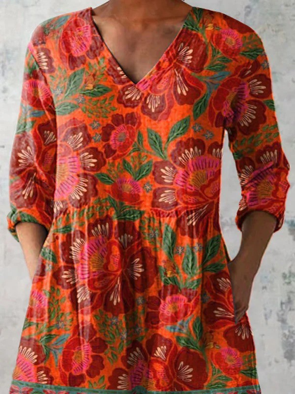 Felicia | Blusa larga con escote en V