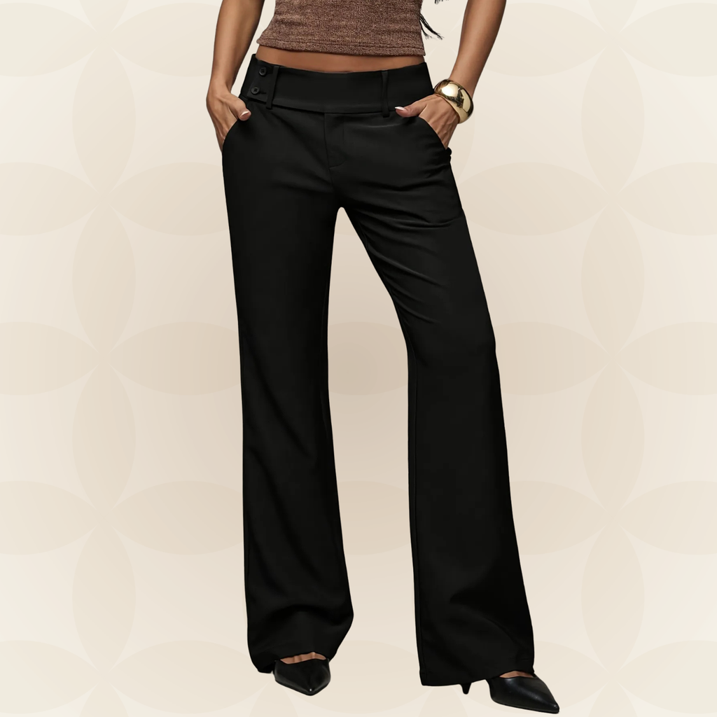 Suze | Pantalón moderno holgado con stretch