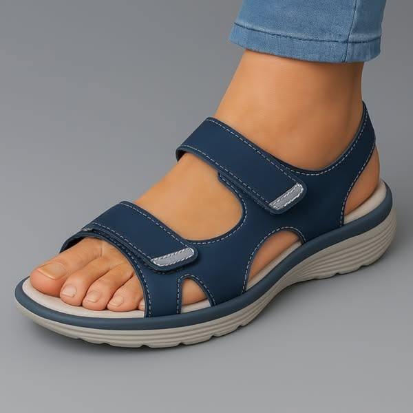 Sandales Orthopédiques Élégantes Luvita en Cuir Premium - Maison Claire et Sylvie