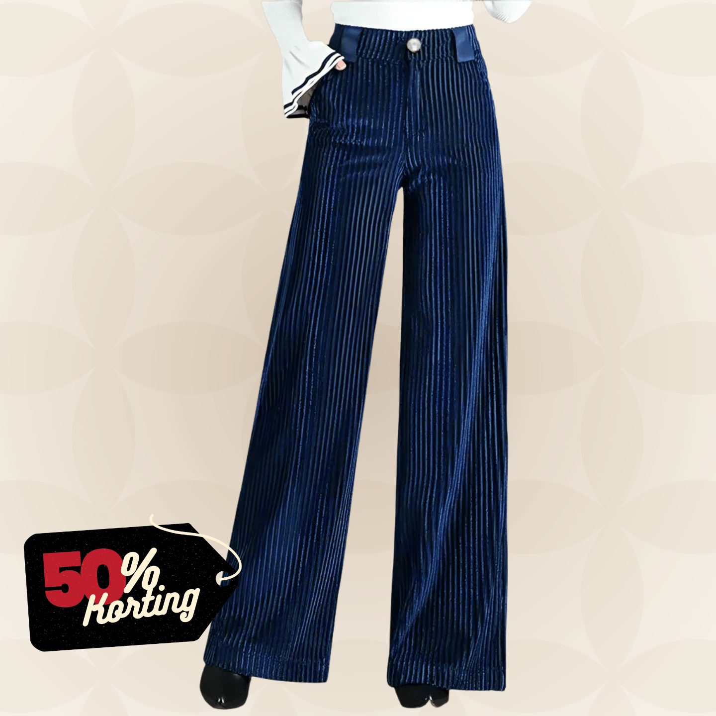 Lotte | Pantalón de pana de talle alto