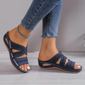 Sandales Orthopédiques Élégantes Emma en Cuir Luxe