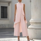 Gemma - Abito Lungo Elegante - Rosa