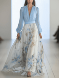 Peniel | Vestido maxi floral elegante