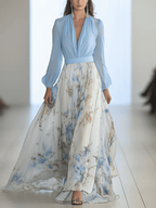 Peniel | Vestido maxi floral elegante