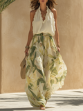 Lyselle™ | Elegante Luchtige Set met Bloemenprint