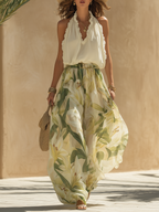 Lyselle™ | Elegante Luchtige Set met Bloemenprint