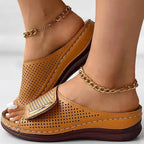 Sandales Urbaines Élégantes Joanna en Cuir Raffiné - Maison Claire et Sylvie
