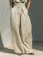 Flor™ | Conjunto Minimalista de Top y Pantalón Ancho