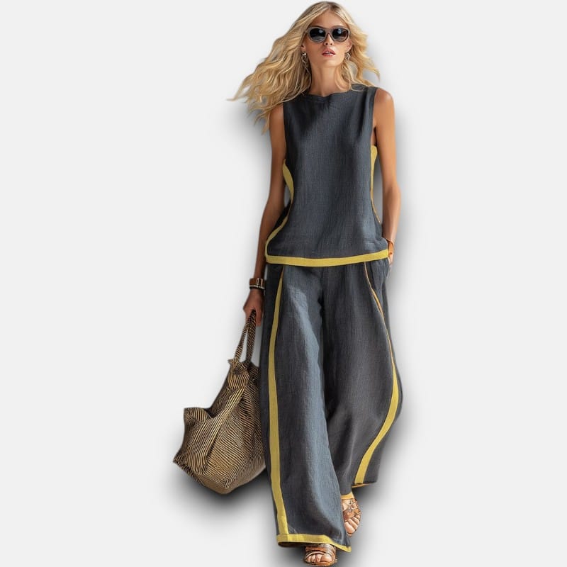 Vogue | Conjunto de Top y Pantalón Ancho