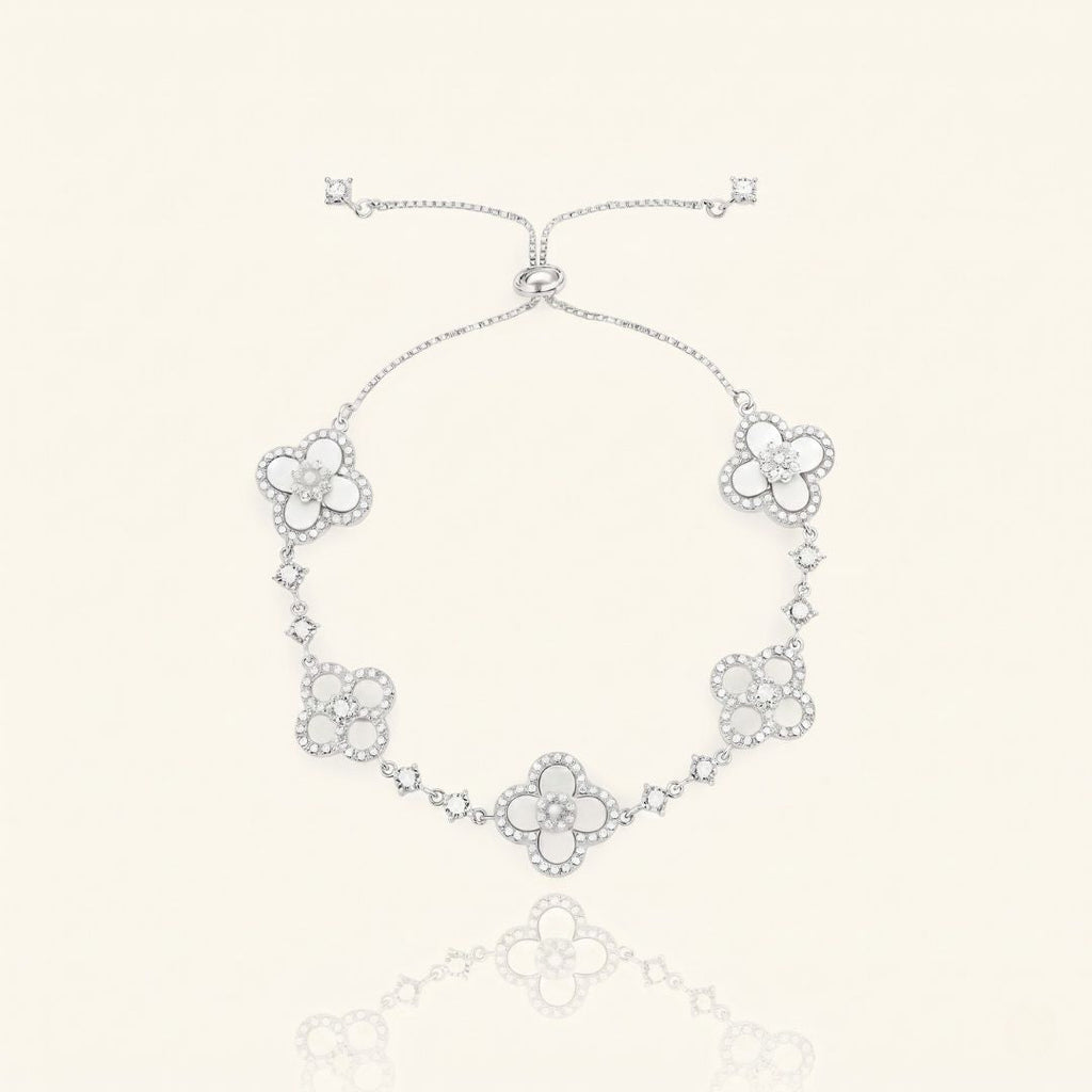 Pulsera Flor Brillante