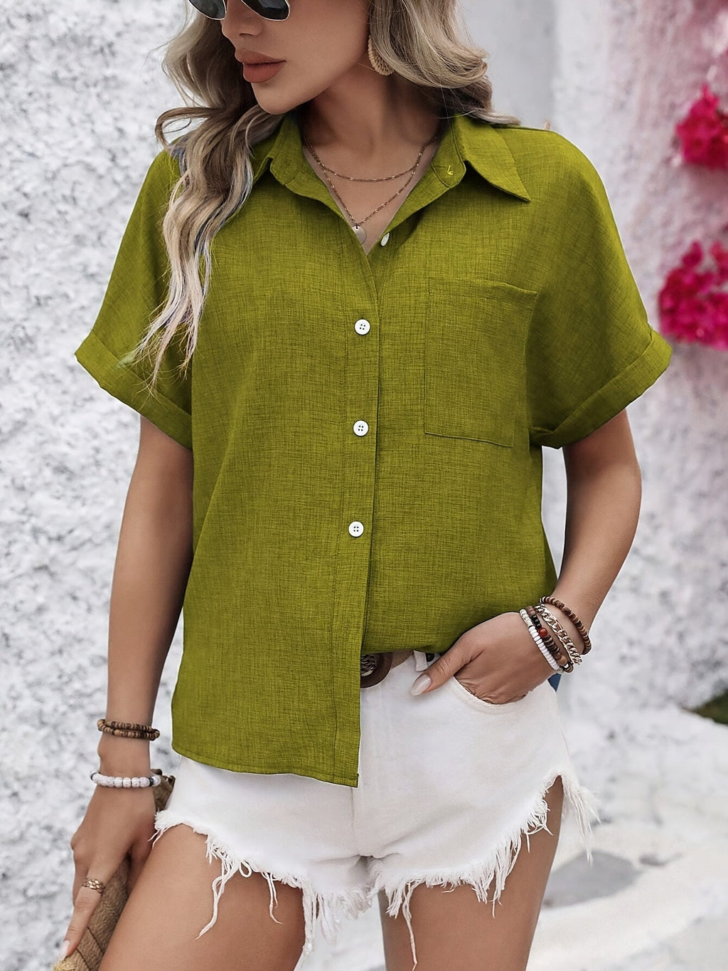 Lobke | Blusa de manga corta