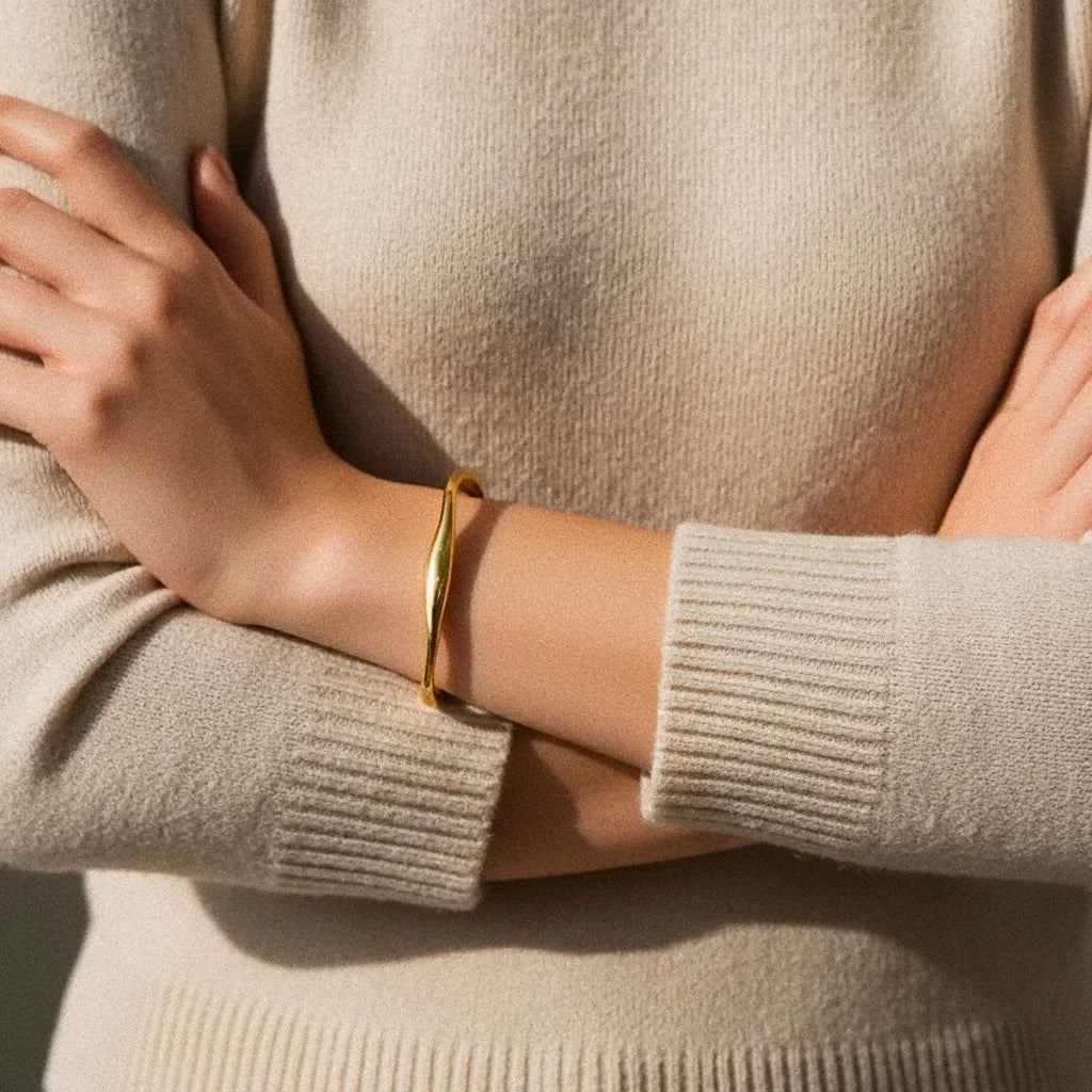 Brazalete Ondulado Tiffany