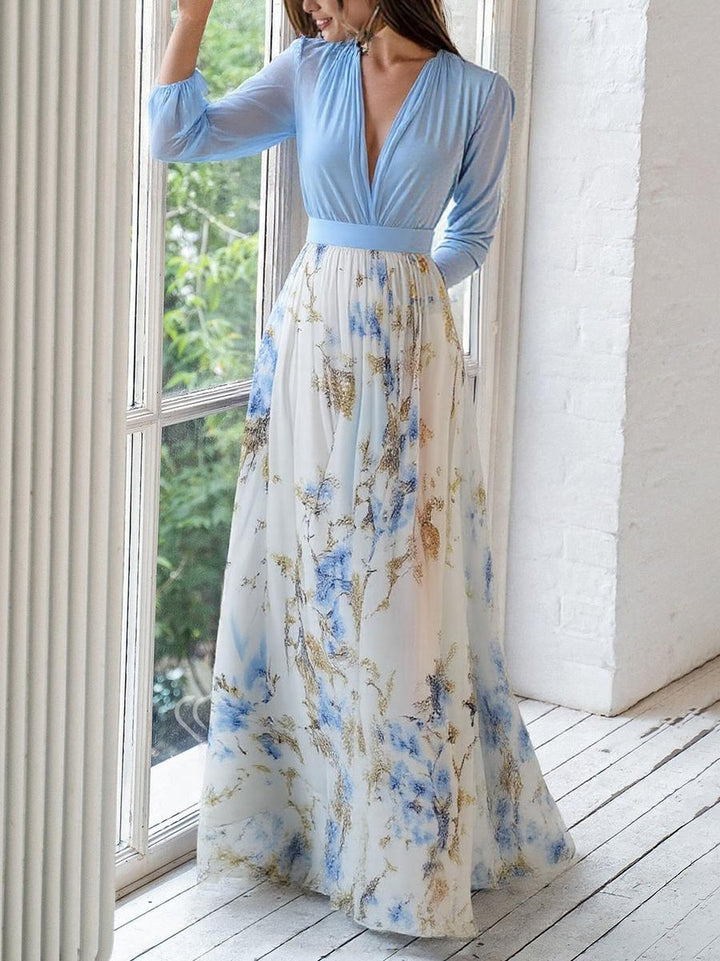 Peniel | Vestido maxi floral elegante