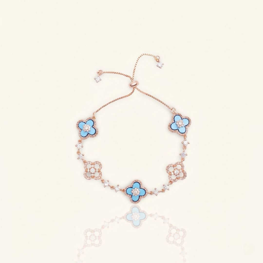 Pulsera Flor Brillante