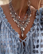 Lena | Blusa de lunares con cordón