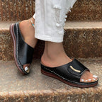 Sandales Urbaines Élégantes Joanna en Cuir Raffiné - Maison Claire et Sylvie
