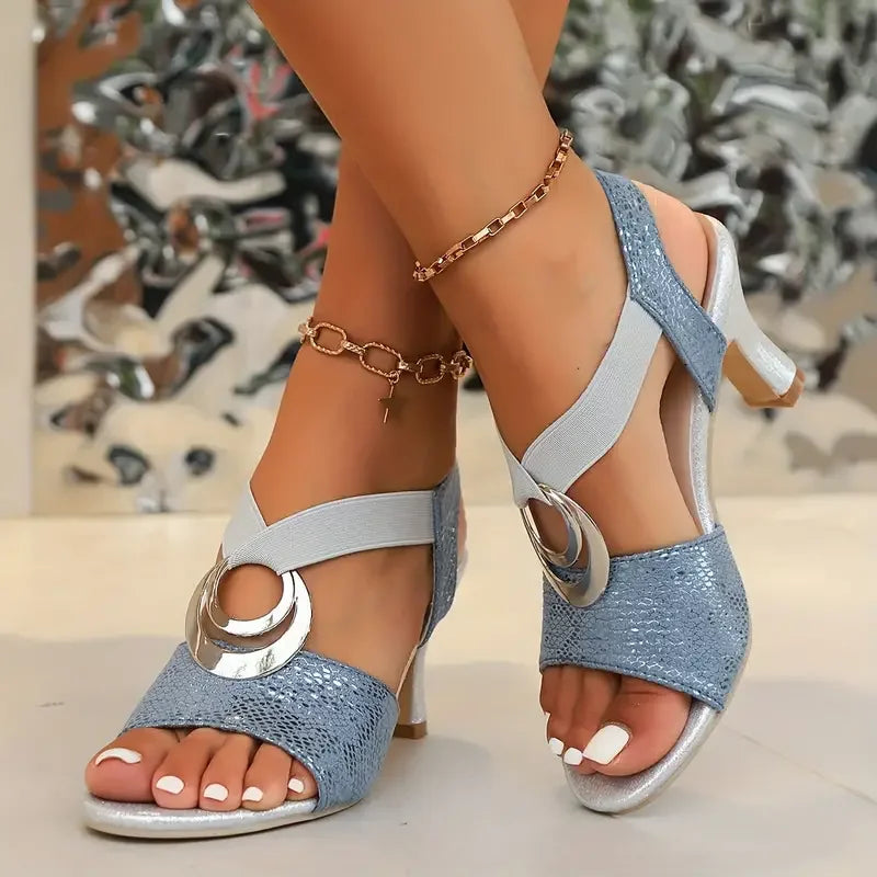Sandales à Talons Hauts Orthopédiques Ayindra - Élégance et Confort