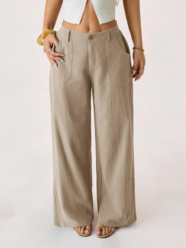 Palazzo | Pantalón de lino