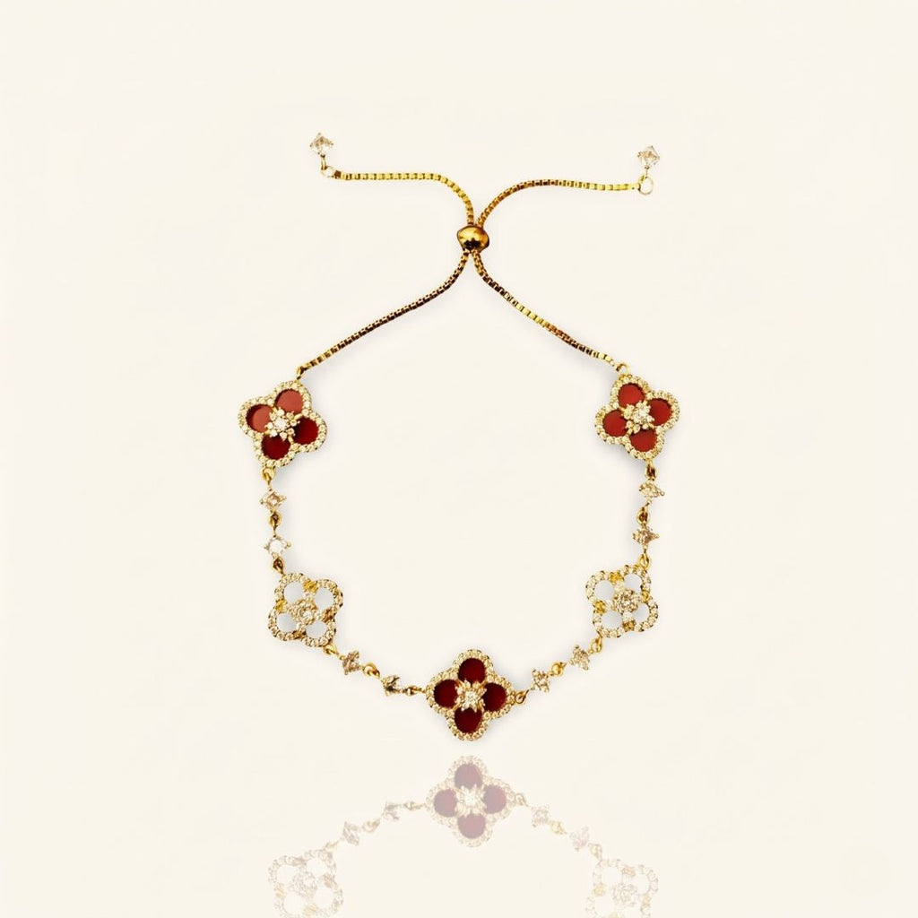 Pulsera Flor Brillante