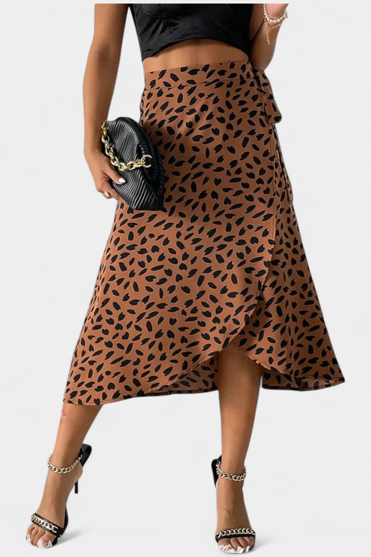 Camila | Falda envolvente boho estampada