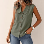 Cynthia | Blusa cuello verde