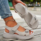 Sandales Élégantes en Cuir Orthopédique pour Femme - Robyn