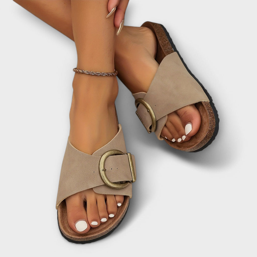 Sandales Orthopédiques Avelina en Cuir Élégant et Confortable