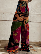 Léna | Vaquero boho patchwork de colores