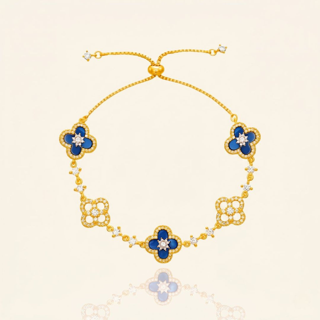 Pulsera Flor Brillante