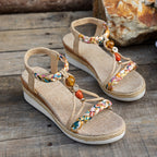 Sandales Orthopédiques Élégantes Faith en Cuir Luxe - Maison Claire et Sylvie