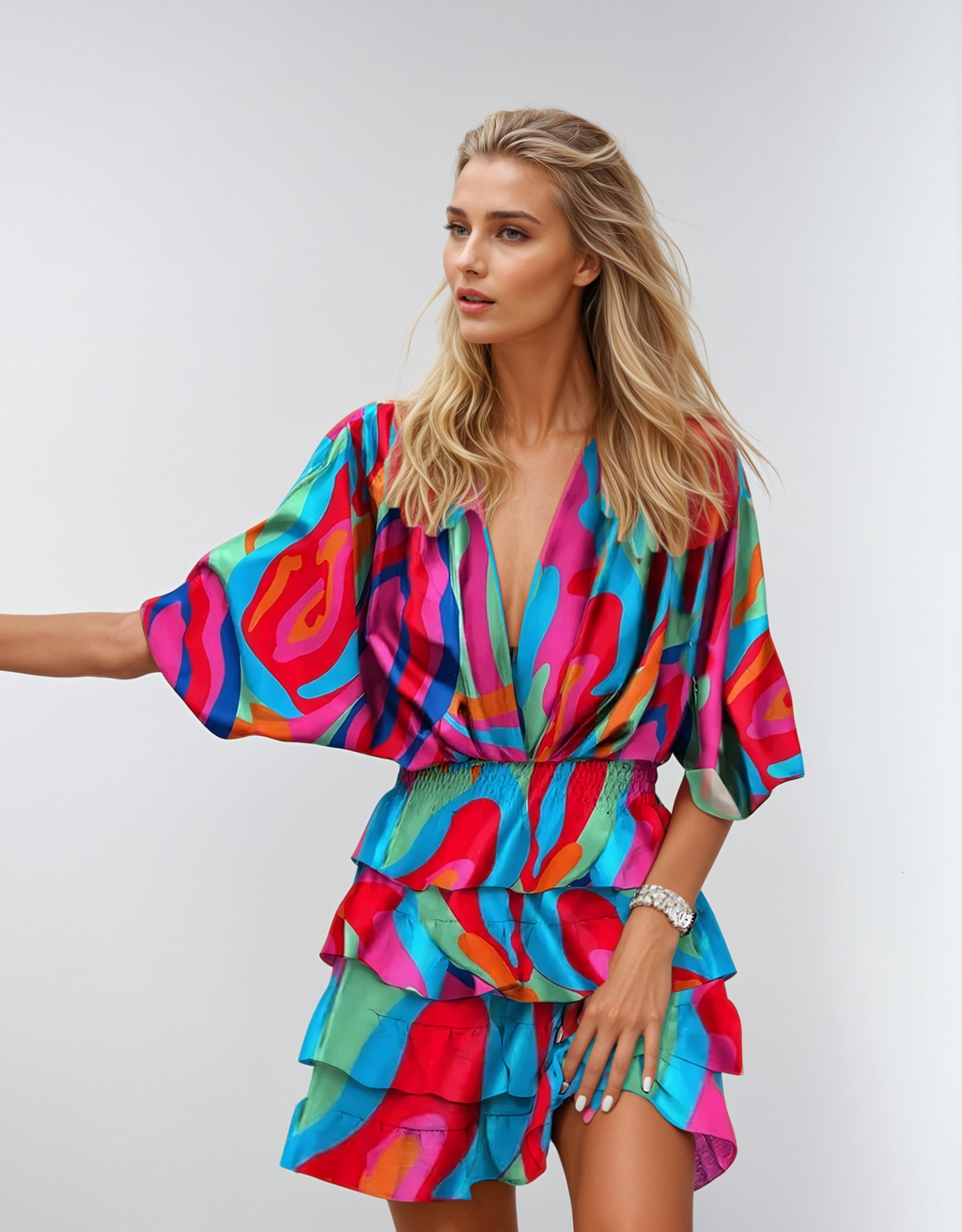 Zachi | Vestido midi floral