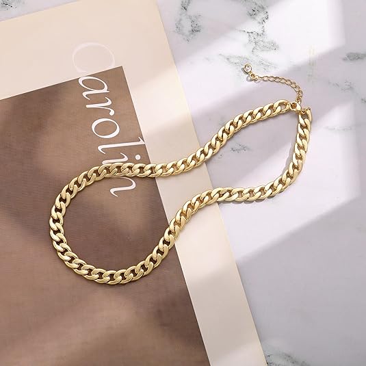 Chunky Collier mit kubanischen Gliedern