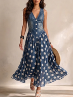 Bianca | Vestido Midi de Chifón a Lunares