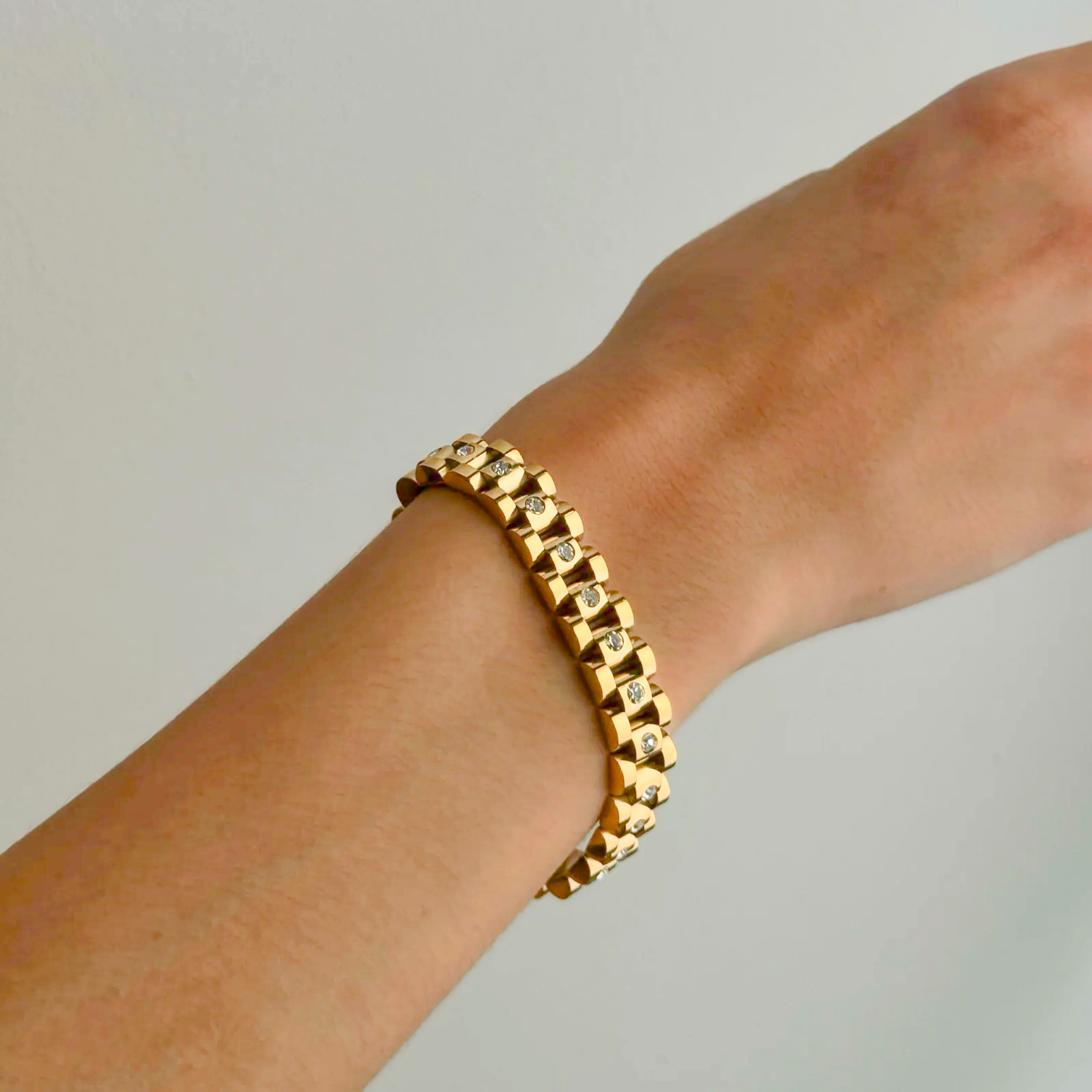 Pulsera Cadena Dorada