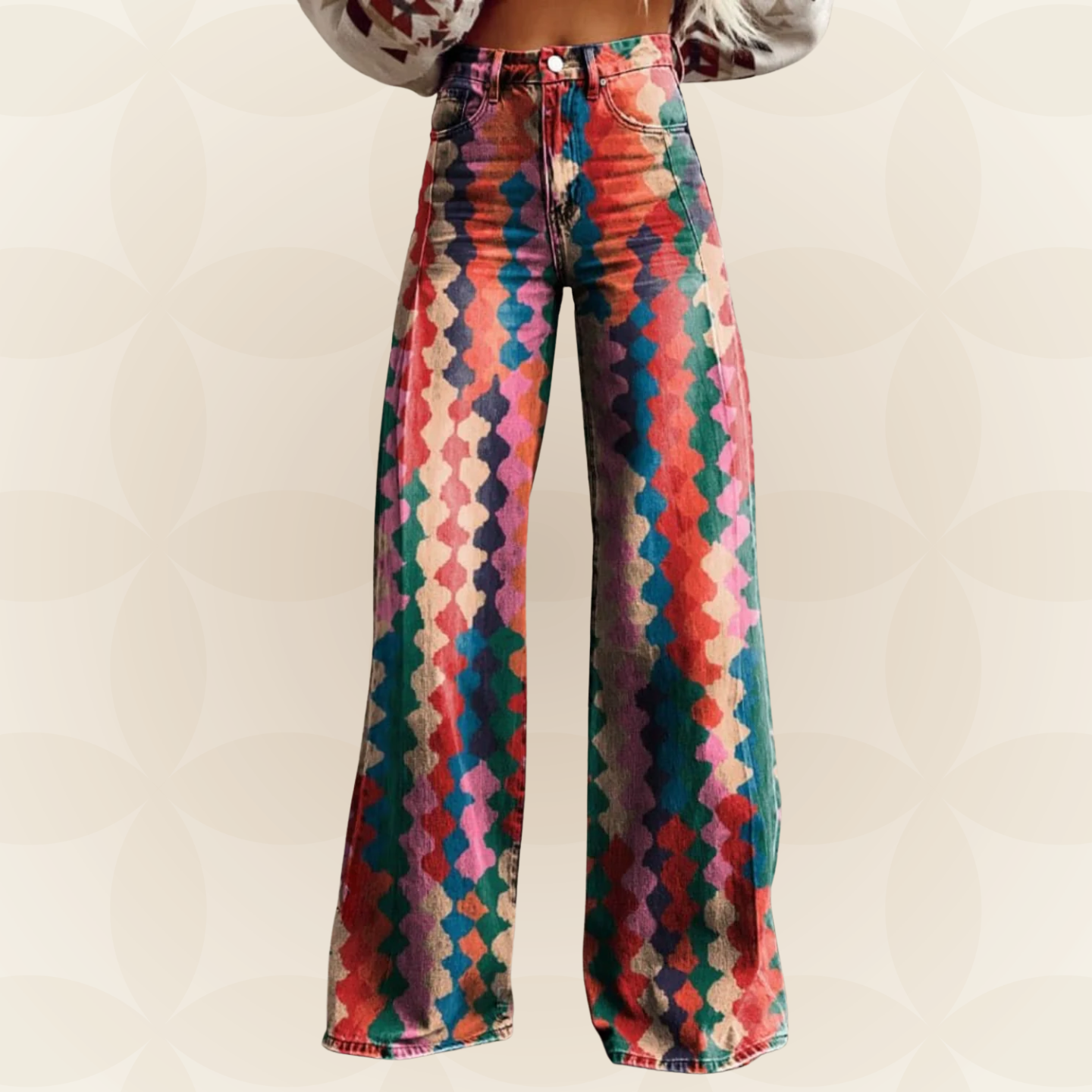 Amélie | Vaquero boho estampado