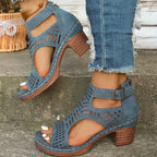 Sandales Élégantes en Cuir Souple - Modèle Elena